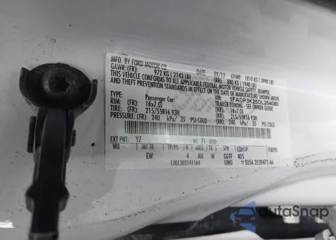 2013 Ford Focus Se from USA, damaged, VIN 1FADP3K25DL264080